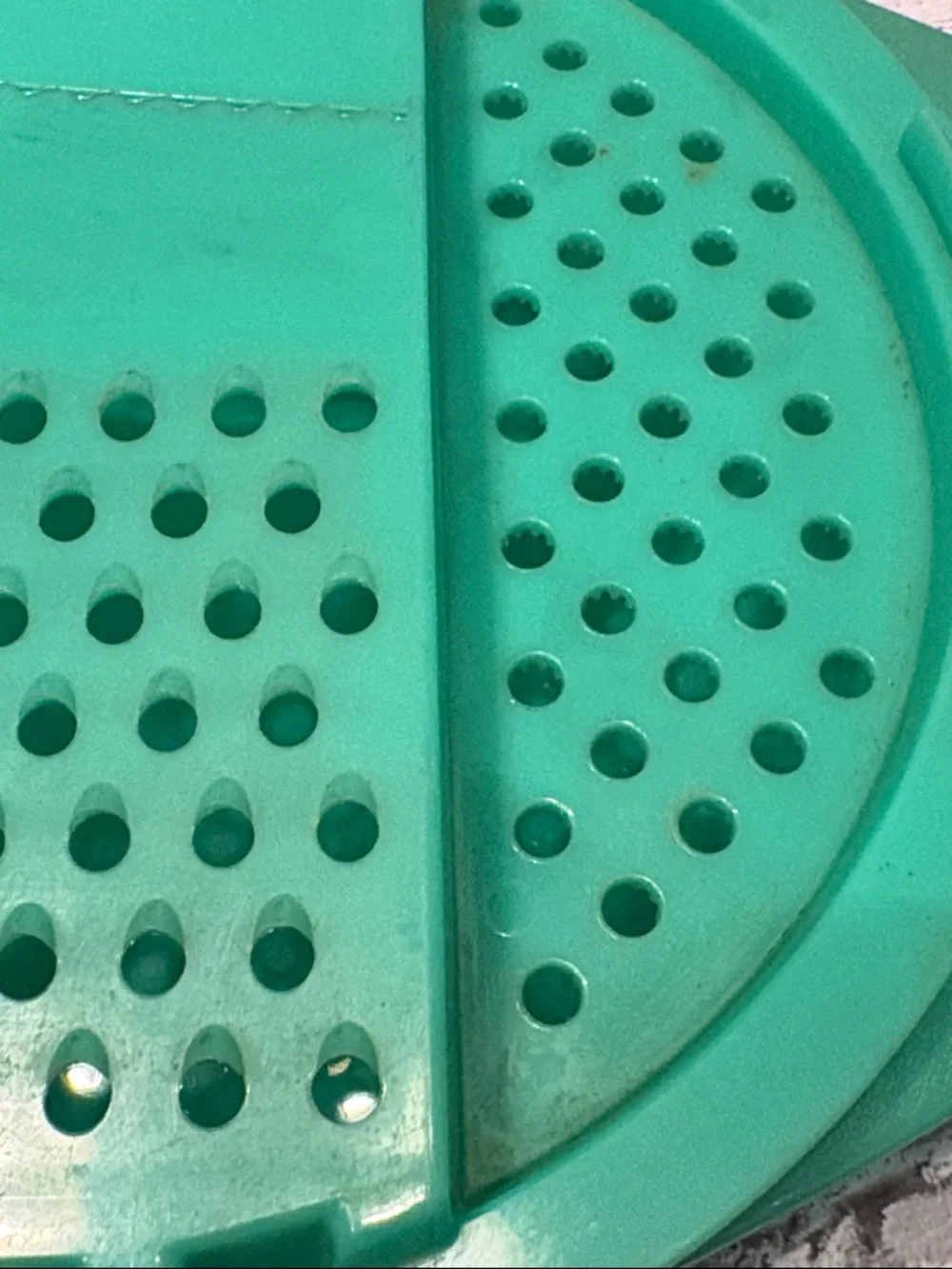 Vintage Grater/Shredder/Slicer Bowl TUPPERWARE JADITE GREEN 2 PIECE #787 7